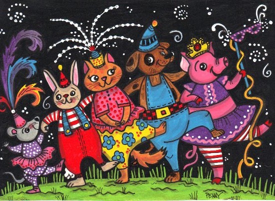 celebrate with the animals